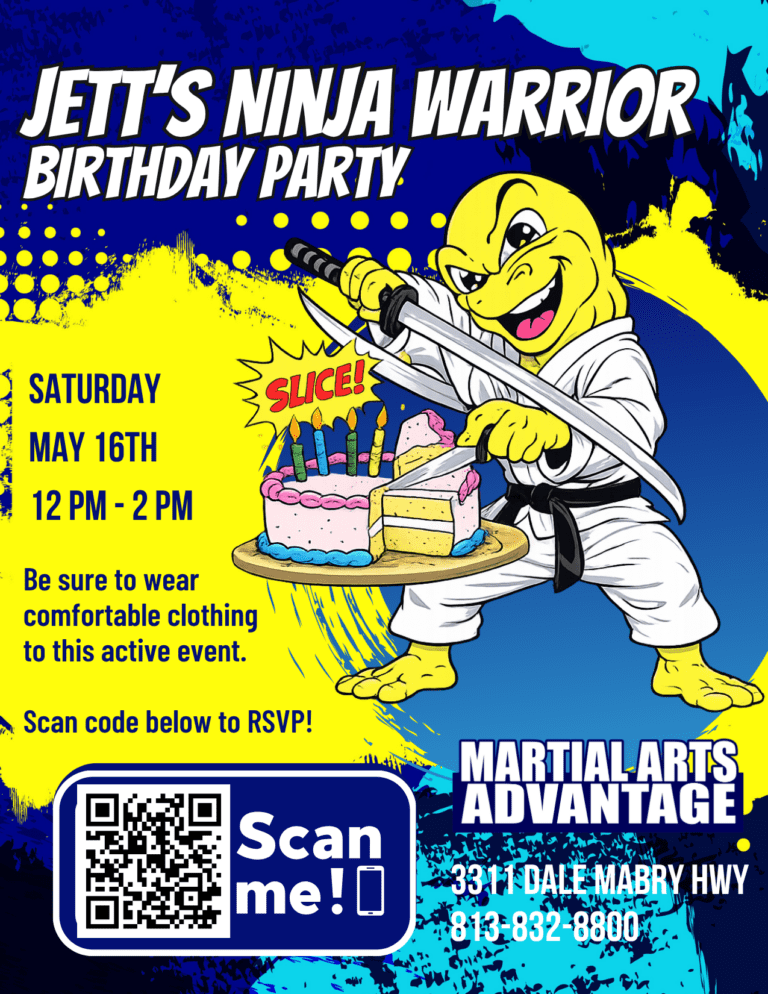 RSVP | Birthday Party | Martial Arts Advantage