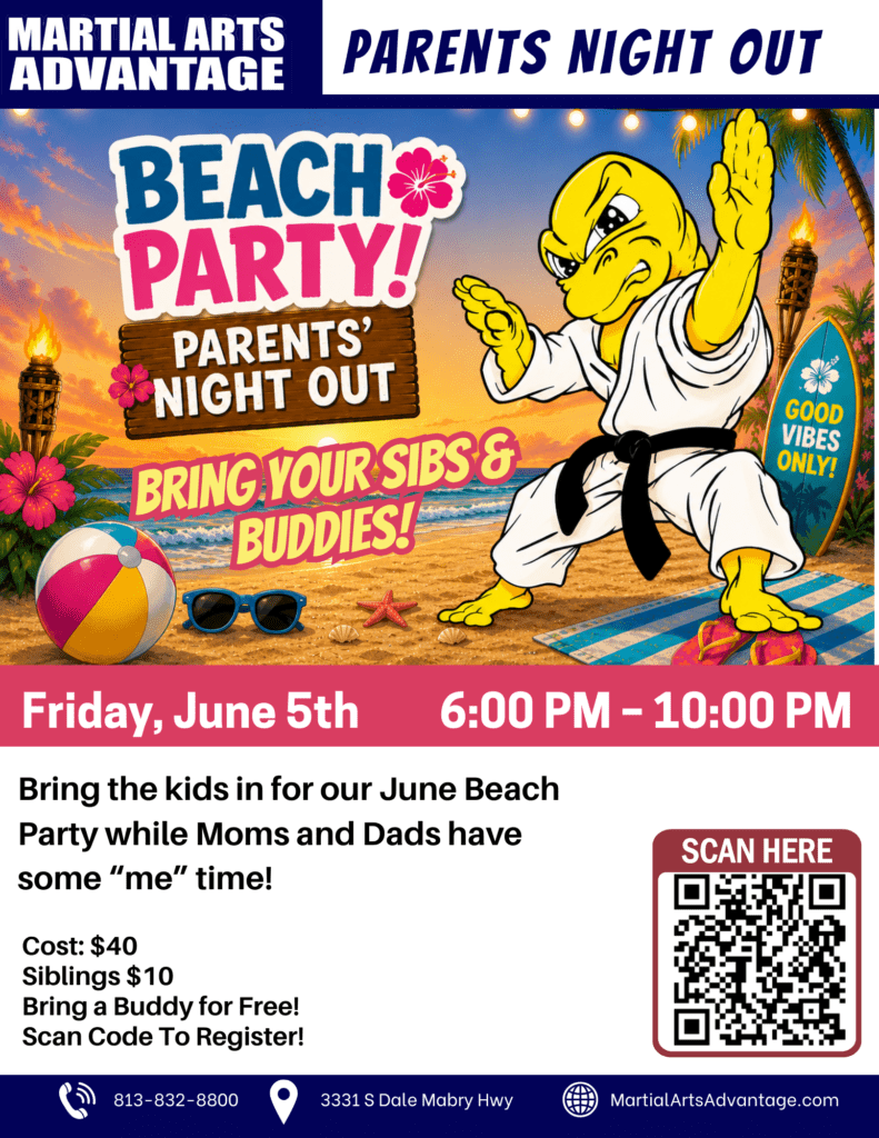 Parents' Night Out Parties | Martial Arts Advantage